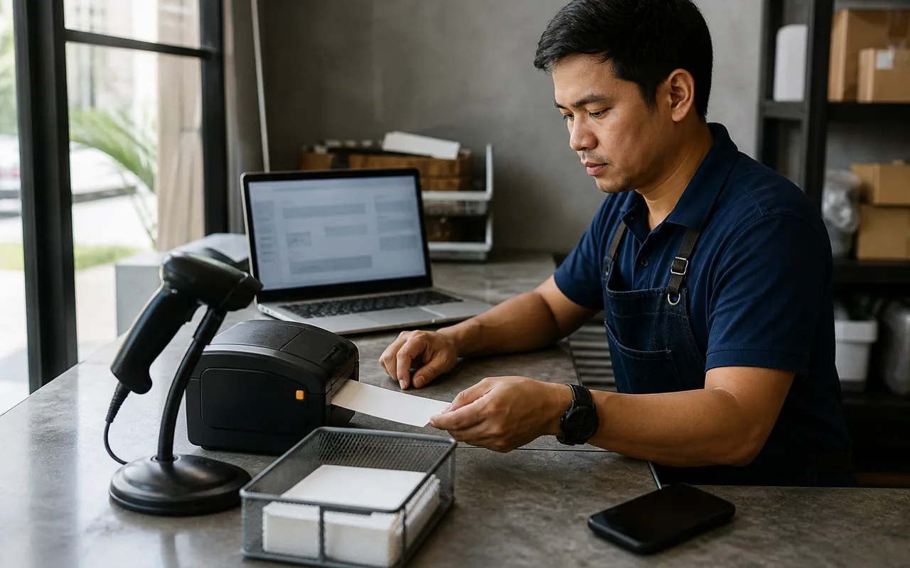 Representative small-business workflow implementation with familiar tools
