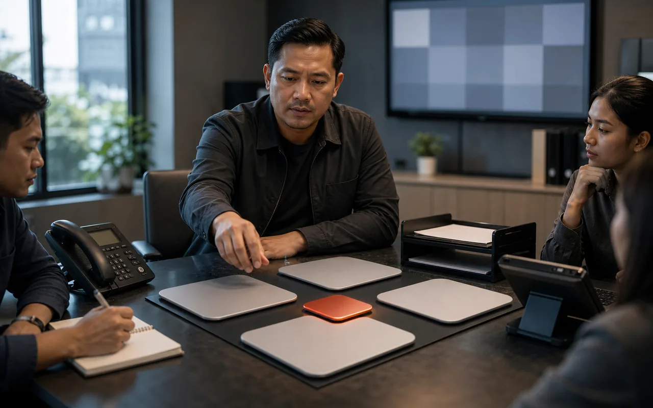 Conceptual business operating system with connected functional modules