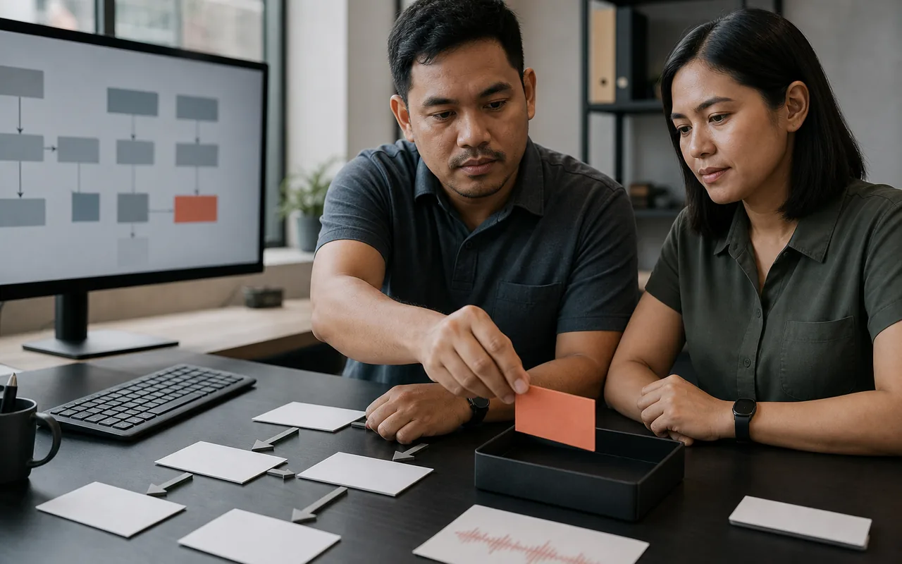 Representative security workflow planning with a human exception review