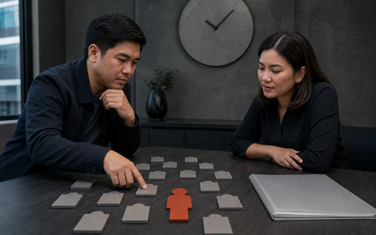 Representative workforce and regulatory-timing planning scene