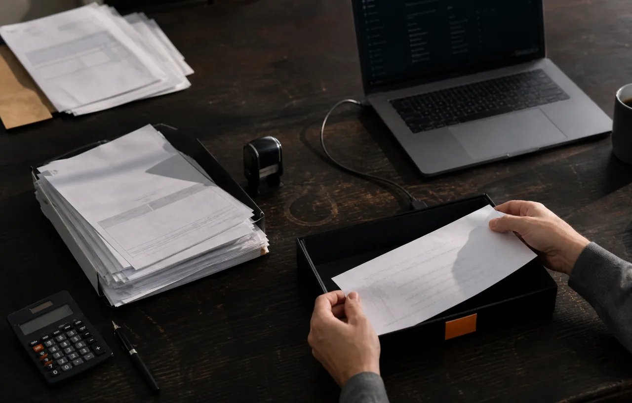 Representative document-processing and operations workflow
