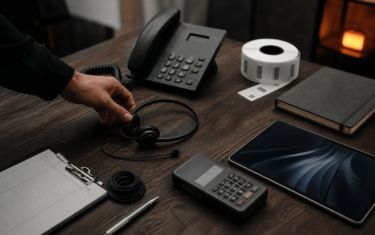 Representative connected business tools for orders, communications, and fulfillment